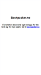 Mobile Screenshot of forum.backpacker.no